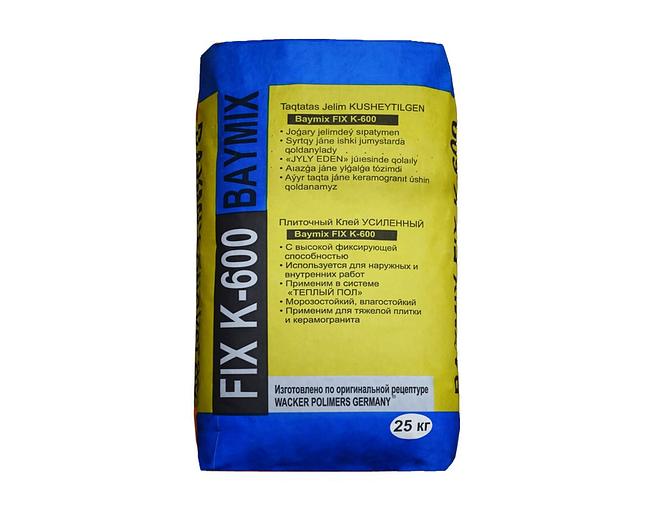 Клей для кафеля Baymix «FIX K600» усиленный 25 кг ОПТ фото 1