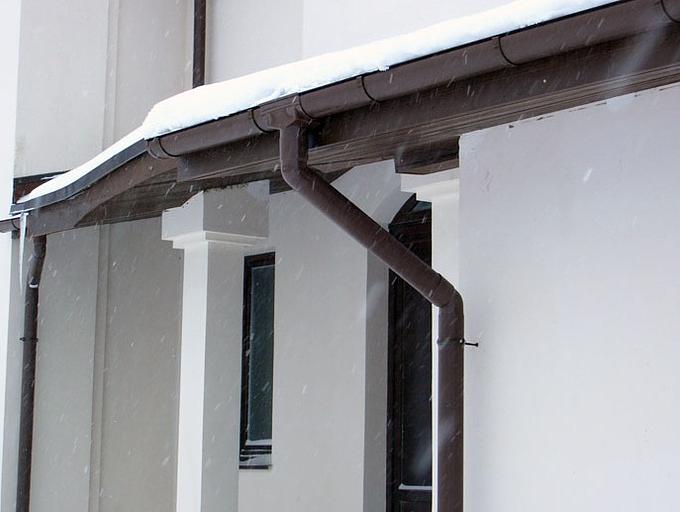 Водосточная система Docke «Lux» коричневый ОПТ фото 2