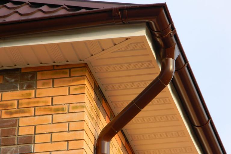 Водосточная система Grand Line 125/90 коричневый ОПТ фото 1