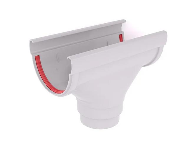 Водосток ПВХ Grand Line воронка «Дизайн 135» белая фото 1