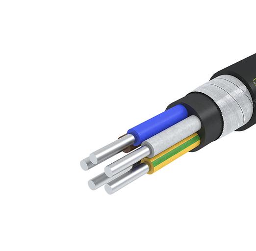 Кабель силовой Энергокомплект АПвБШв 5×50 мс (N, PE) — 1 ОПТ фото 1