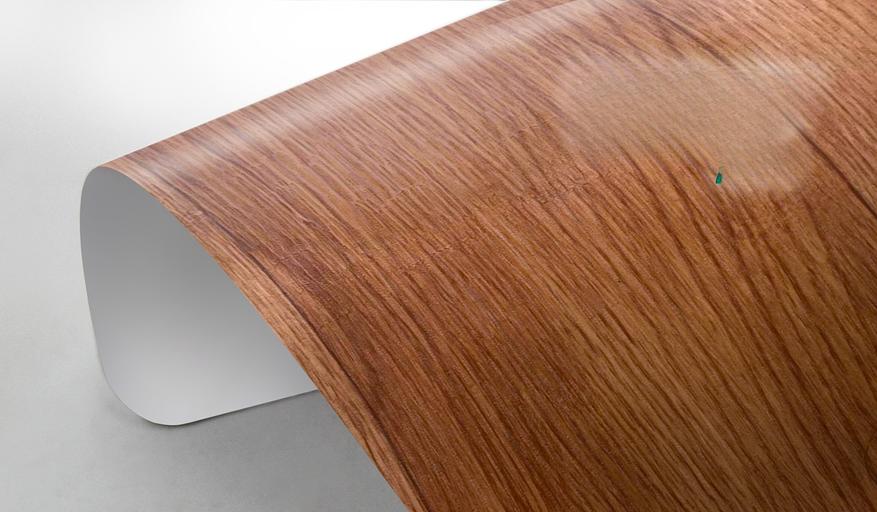 Плёнка ПВХ «MSD Дуб» для производства натяжных потолков, фактурное матовое покрытие ОПТ фото 1