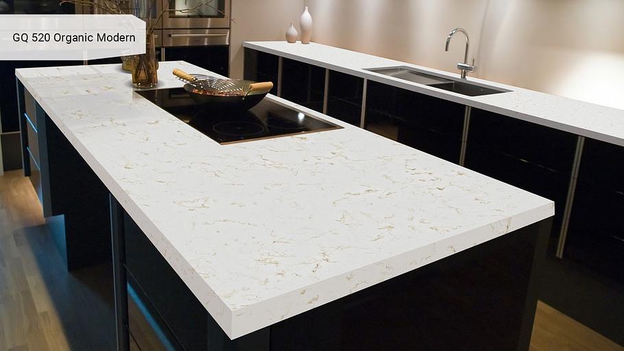 Кварцевый камень Grandex quartz «GQ 520M Organic Modern» ОПТ фото 4