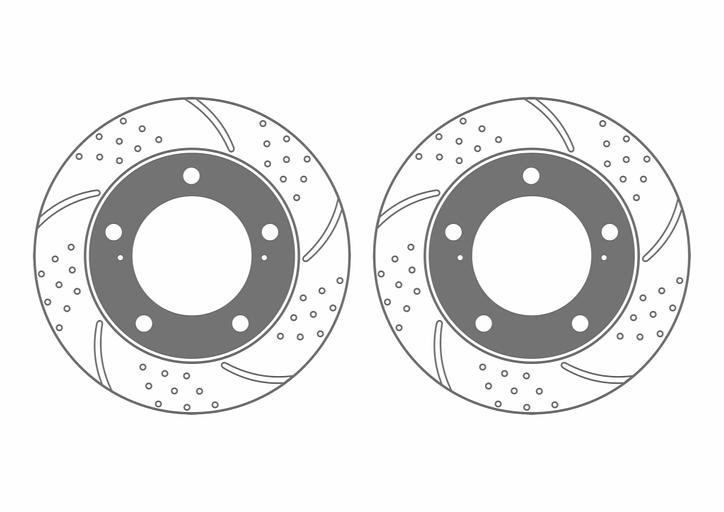 Комплект тормозных дисков Gerat DSK-F292P Platinum ОПТ фото 1
