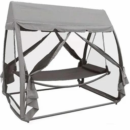 Гамак Art Home «Релакс» с москитной сеткой серый ОПТ фото 2