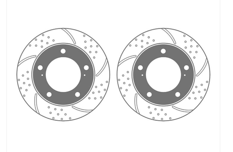 Комплект тормозных дисков Gerat DSK-R190P Platinum ОПТ фото 1