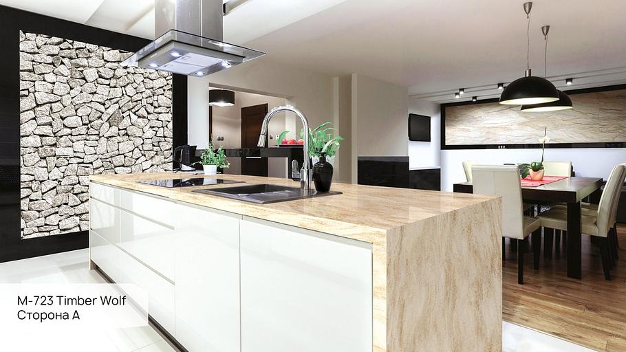 Кварцевый камень Grandex «M-723 A Timber Wolf» ОПТ фото 3