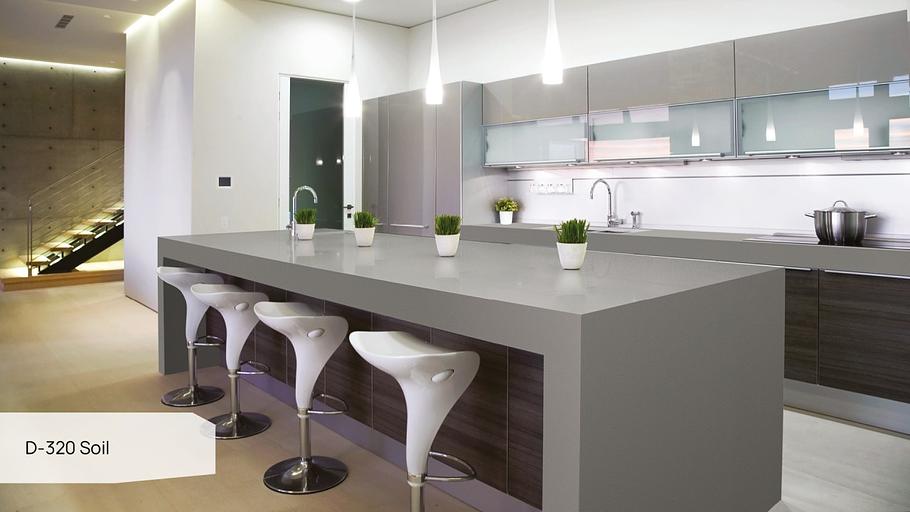 Кварцевый камень Grandex «D-320 Soil» ОПТ фото 4