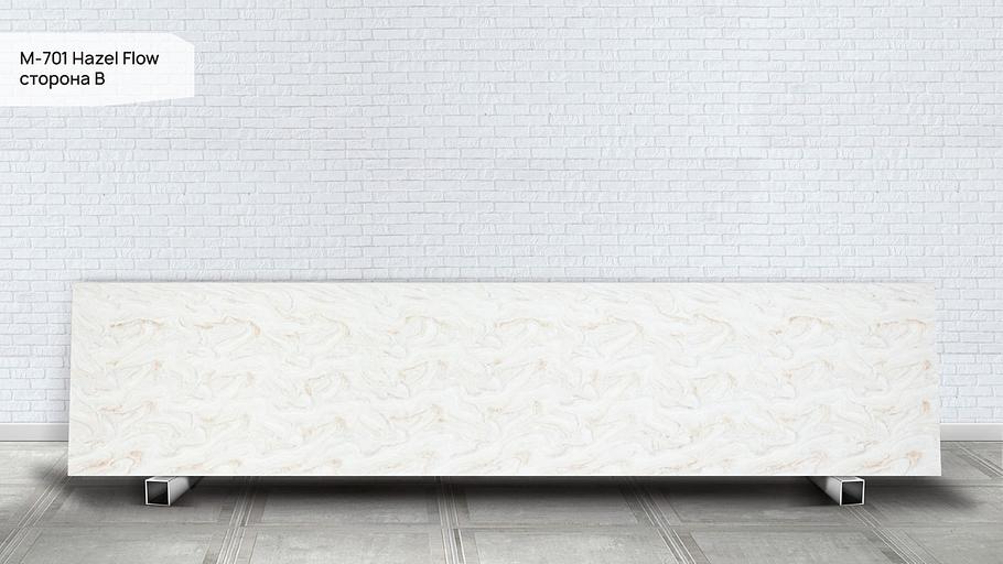 Кварцевый камень Grandex «M-701 А Hazel Flow» ОПТ фото 5