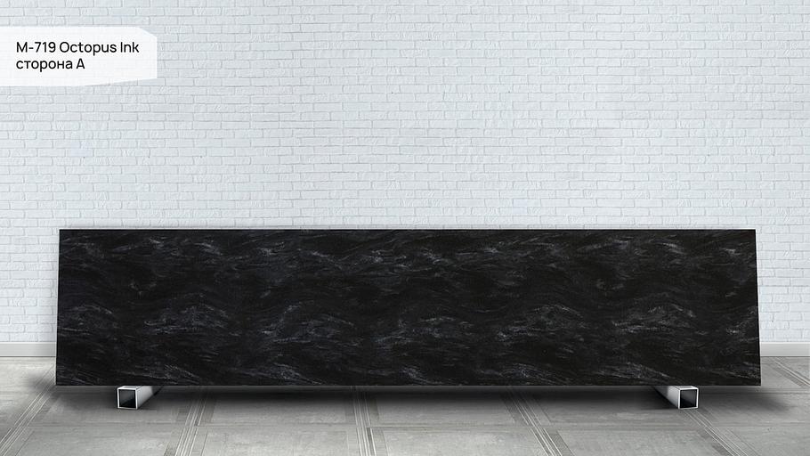 Кварцевый камень Grandex «M-719 А Octopus Ink» ОПТ фото 5