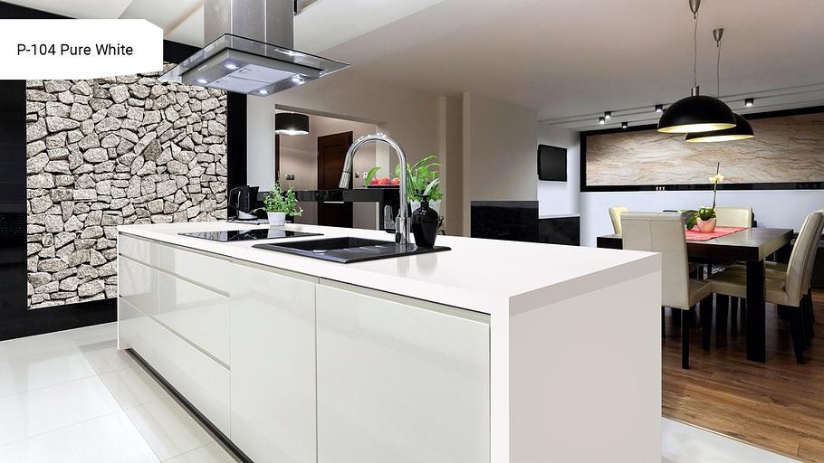 Кварцевый камень Grandex «P-104 Pure White» ОПТ фото 2