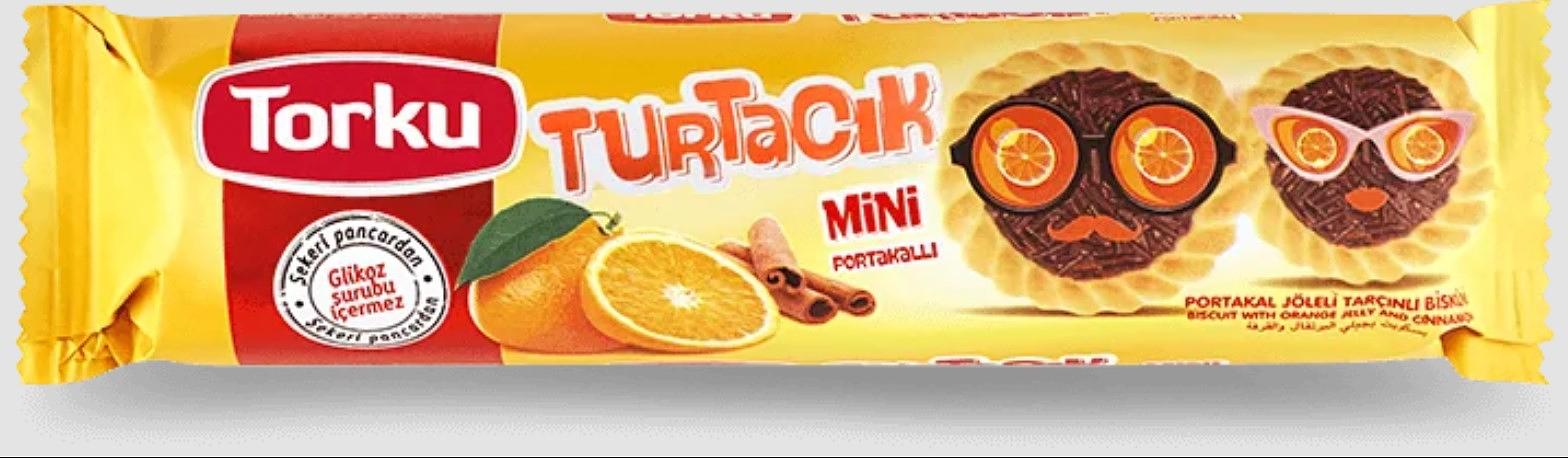 Печенье Torku «Miniki Turtacik» с апельсиновым желе ОПТ фото 1