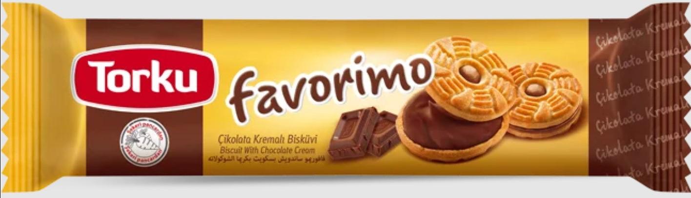 Печенье-сэндвич Torku «Favorimo» c шоколадным кремом ОПТ фото 1