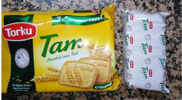 Печенье Torku «Tam» из цельнозерновой пшеницы 393 г ОПТ фото 2