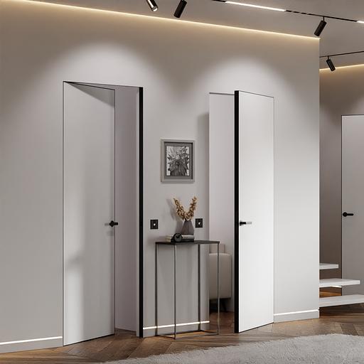 Скрытая дверь индивидуал грунтовая 3000x900x54 мм фото 2