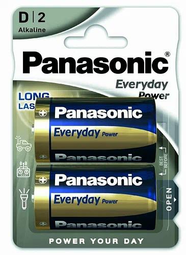 Батарейка Panasonic LR20 Everyday Power BL*2 ОПТ фото 1