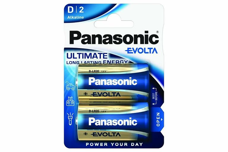 Батарейка Panasonic LR20 Evolta BL*2 ОПТ фото 1