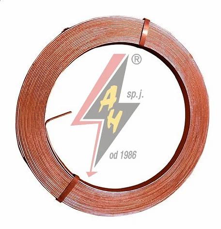 Полоса (шина, лента) AH Hardt Sp.j. плоская медная, 25×4 мм ОПТ фото 1