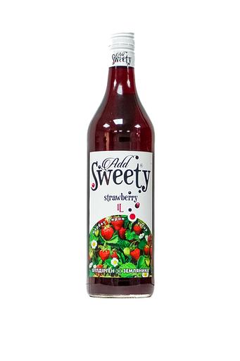 Сироп add SWEETY «Земляника» стекло 1 л ОПТ фото 1