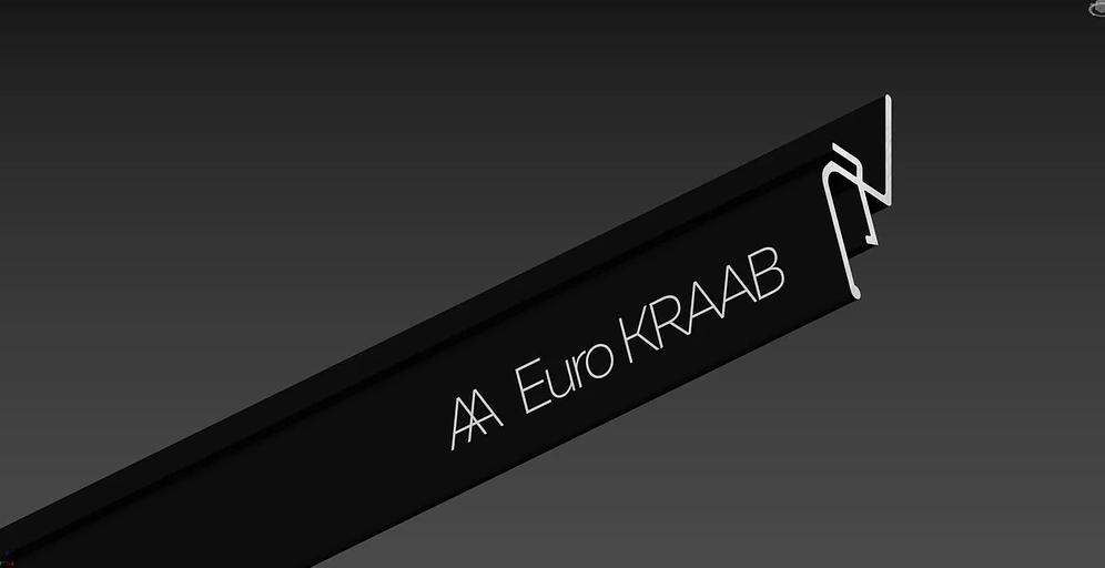 Стеновой профиль «EuroKraab» 2 м теневой ОПТ фото 1