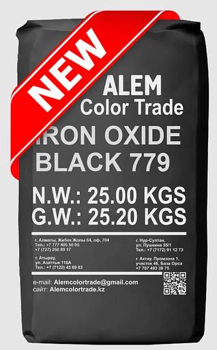 Железоокисный пигмент Alem «779» черный ОПТ фото 1