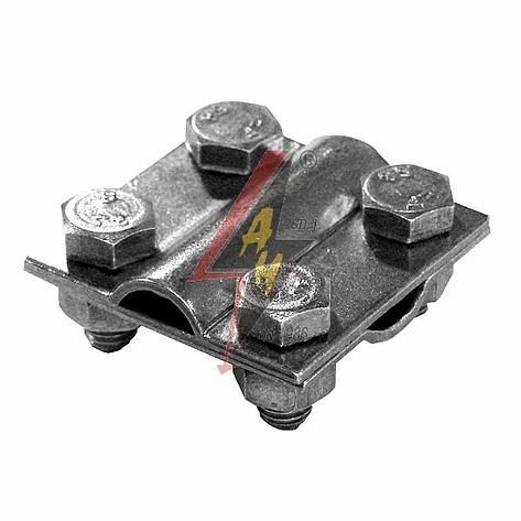 Крестообразное соединение (проволока-проволока) AH Hardt Sp.j. 4×M8×20, две пластины, B до 30 мм, проволока D 5-12 мм ОПТ фото 1