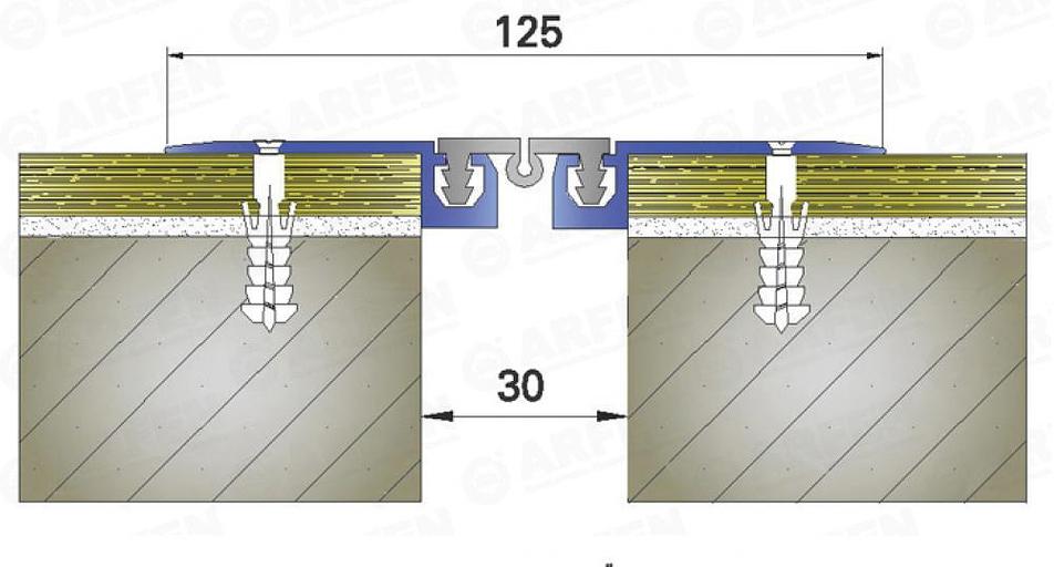 Деформационный шов Arfen «AR 152-030» ОПТ фото 2
