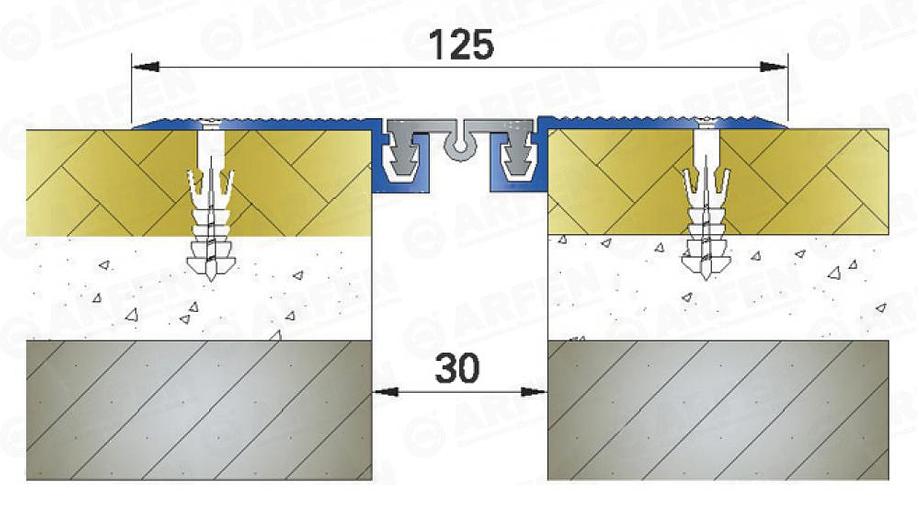 Деформационный шов Arfen «AR 154-030» ОПТ фото 2