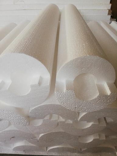 Скорлупа теплоизоляционная ППС, 25 кг/м³, диаметр 133 мм (4 см) фото 2