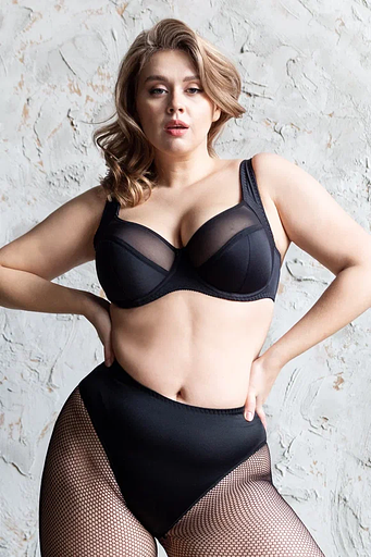 Бюстгальтер АйЛайк модель № 0152 цвет черный ОПТ фото 2
