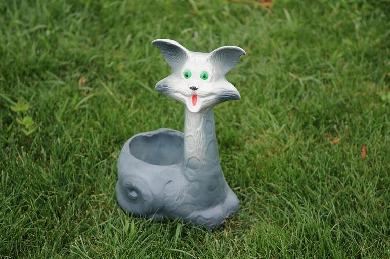 Садовая фигурка из гипса Все в сад «Кот горшок» 33×22×20 см фото 1