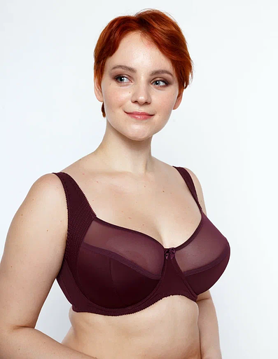 Бюстгальтер АйЛайк модель № 0152 цвет слива ОПТ фото 1