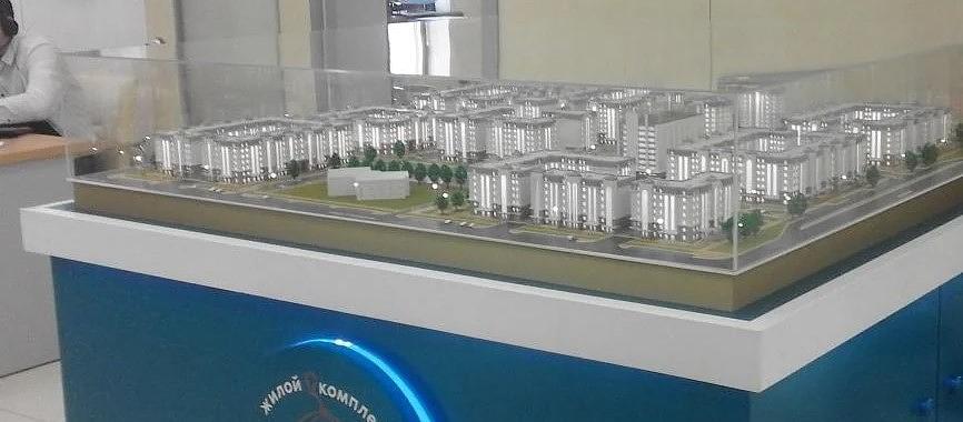 Макеты жилых комплексов от творческой мастерской «Лотос» г. Астана под заказ фото 3