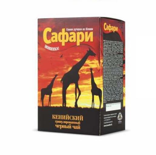 Чай черный Сафари кенийский гранулированный 400 г ОПТ фото 2