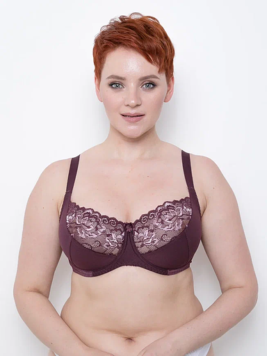 Бюстгальтер АйЛайк модель № 10294 цвет слива ОПТ фото 1