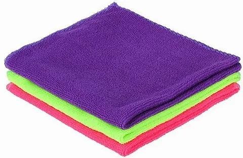 Набор салфеток универсальных из микрофибры 3 шт ОПТ фото 1