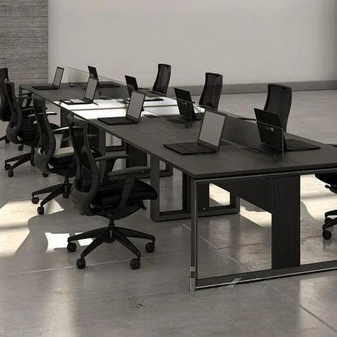 Стол менеджера (бенч-системы) на 4 человека без разделительных экранов, под заказ фото 3