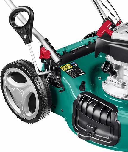 Газонокосилка бензиновая самоходная, ЗУБР 4.8 кВт, 6.5 л. с., 510 мм, серия «Мастер» (ГБС-510) фото 5