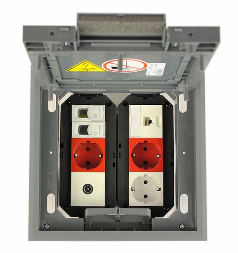 Универсальный лючок Obo Bettermann «GES4-2U» на 6 модулей ОПТ фото 2