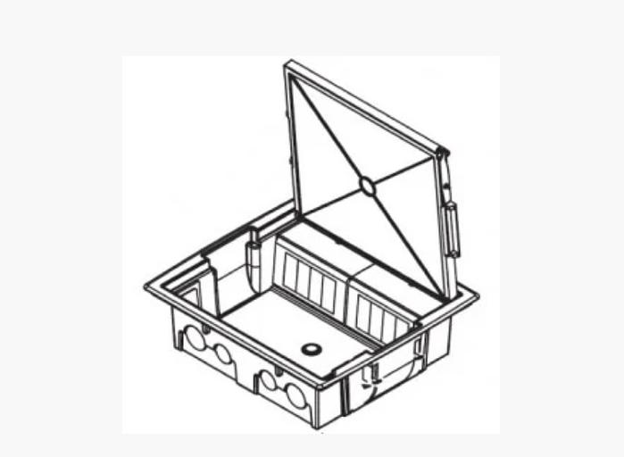 Лючок DKS «NEST» на 16 модулей ОПТ фото 2