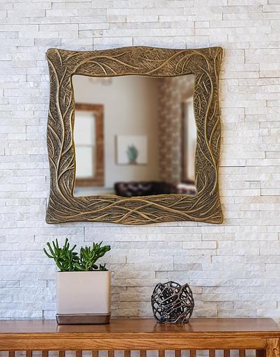 Зеркало дизайнерское Осень фото 1