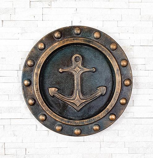 Интерьерное панно в морском стиле Якорь фото 1