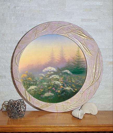 Рама круглая для картины фото 1