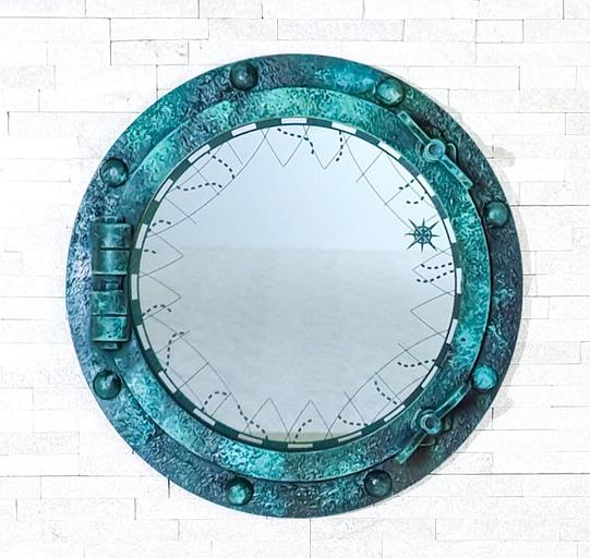 Зеркало с гравировкой Карта фото 1