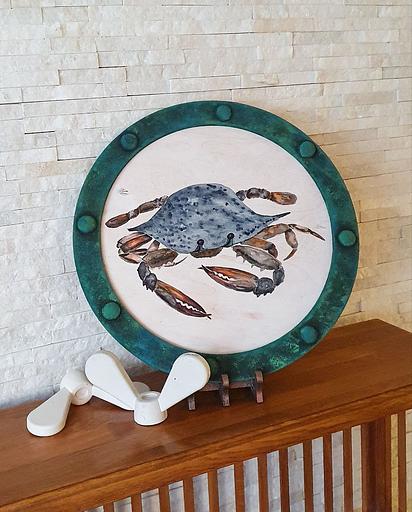 Картина на дереве Краб фото 1