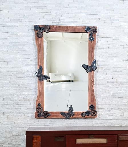 Настенное зеркало Весенний стимпанк фото 1