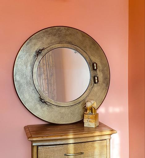 Зеркало в раме иллюминатор Парусник фото 1