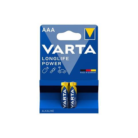 Батарейка Varta Longlife Power Micro, AAA/LR03, 2 шт фото 1