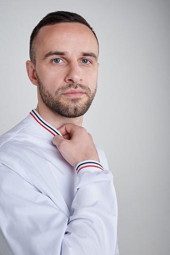 Doctor Big / Халат медицинский мужской (длинный рукав, на молнии, Ultra) арт. 5-86-24-5 фото 2