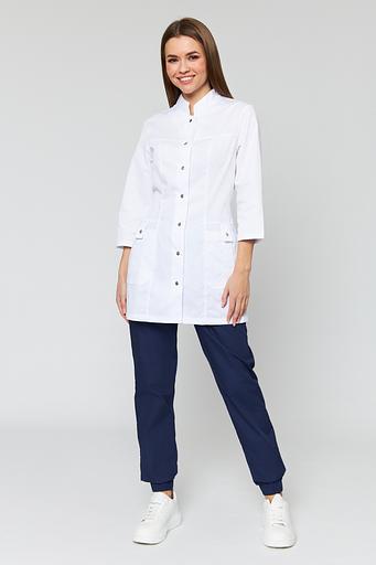 Doctor Big / Блузон медицинский женский (Ultra, рукав 3/4, на кнопках) арт. 3-48-24-3 фото 5